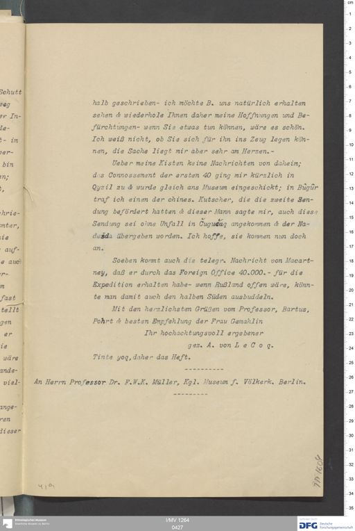 Acta V (Turfan) | (I/MV 1264 0427)