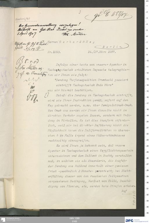 Acta VI (Turfan) | (I/MV 1265 0163)