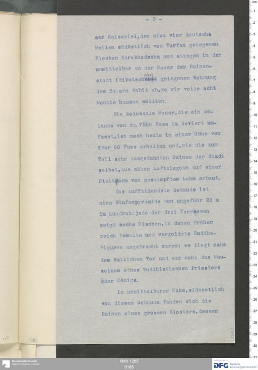 Acta VI (Turfan) | (I/MV 1265 0185)