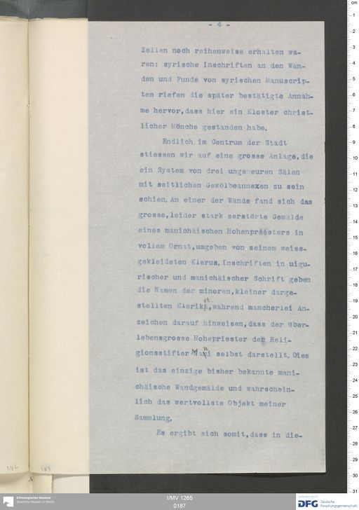 Acta VI (Turfan) | (I/MV 1265 0187)