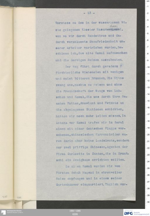 Acta VI (Turfan) | (I/MV 1265 0205)