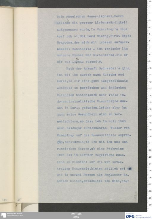 Acta VI (Turfan) | (I/MV 1265 0209)