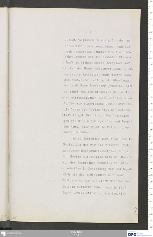 Acta VI (Turfan) | (I/MV 1265 0219)