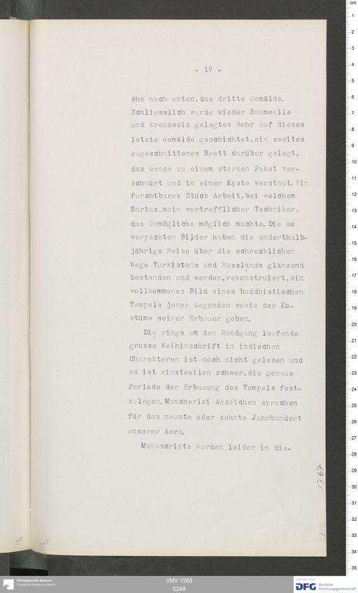 Acta VI (Turfan) | (I/MV 1265 0249)