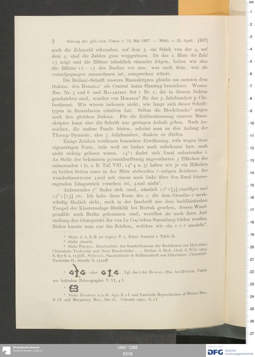 Acta VI (Turfan) | (I/MV 1265 0318)