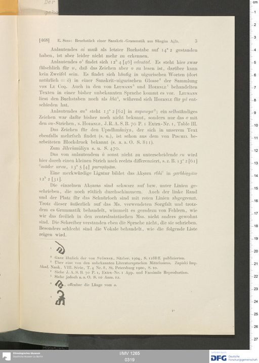 Acta VI (Turfan) | (I/MV 1265 0319)