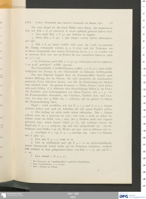 Acta VI (Turfan) | (I/MV 1265 0327)