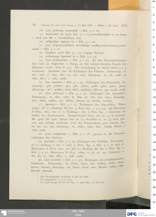 Acta VI (Turfan) | (I/MV 1265 0336)