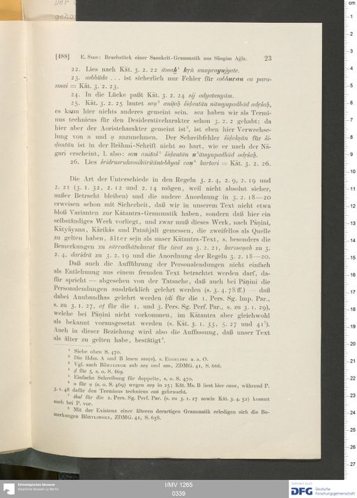 Acta VI (Turfan) | (I/MV 1265 0339)