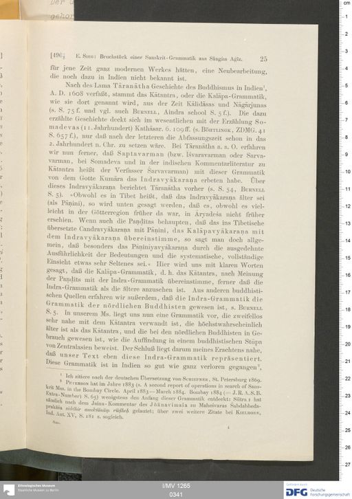 Acta VI (Turfan) | (I/MV 1265 0341)