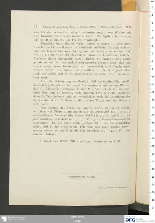 Acta VI (Turfan) | (I/MV 1265 0342)