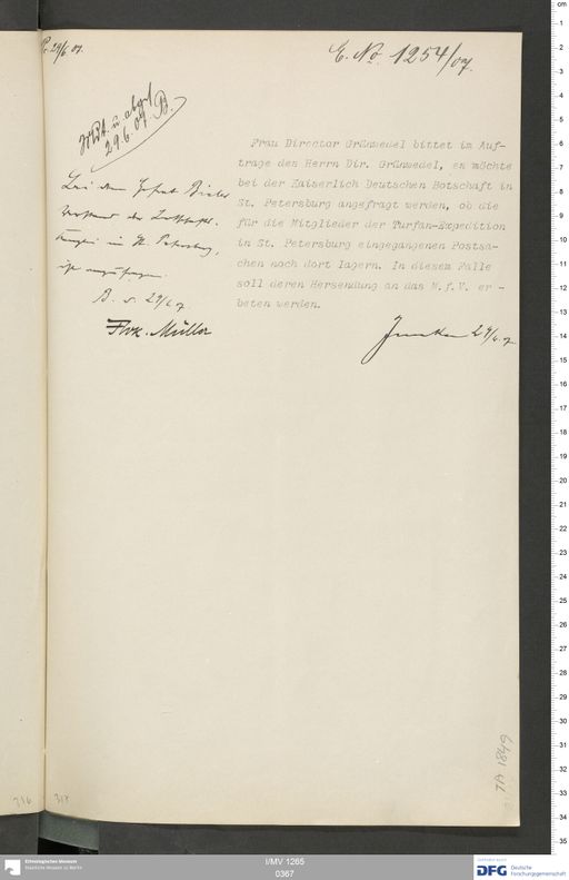 Acta VI (Turfan) | (I/MV 1265 0367)