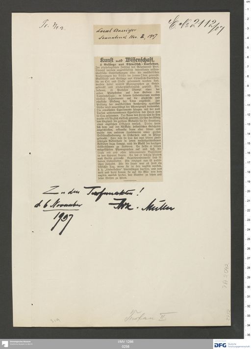 Acta VII (Turfan) | (I/MV 1266 0258)