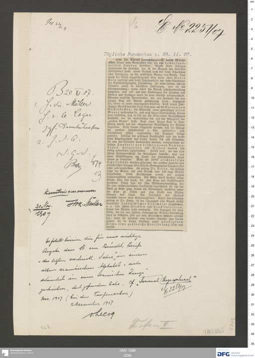 Acta VII (Turfan) | (I/MV 1266 0294)