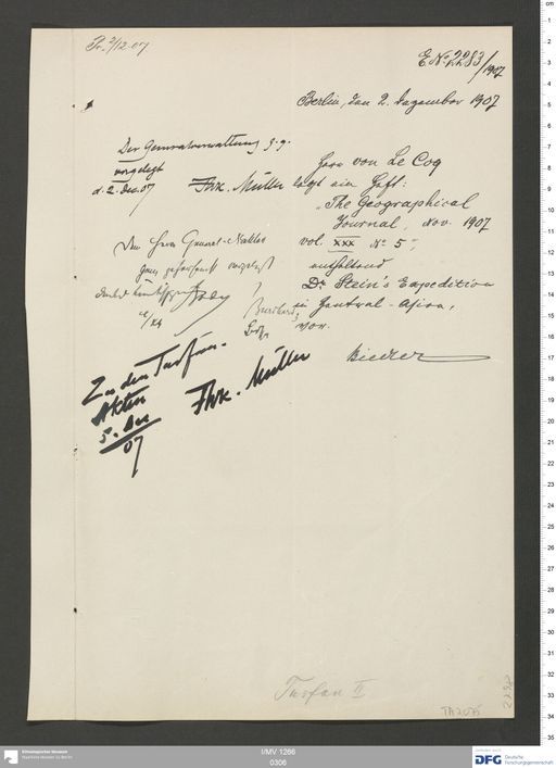 Acta VII (Turfan) | (I/MV 1266 0306)