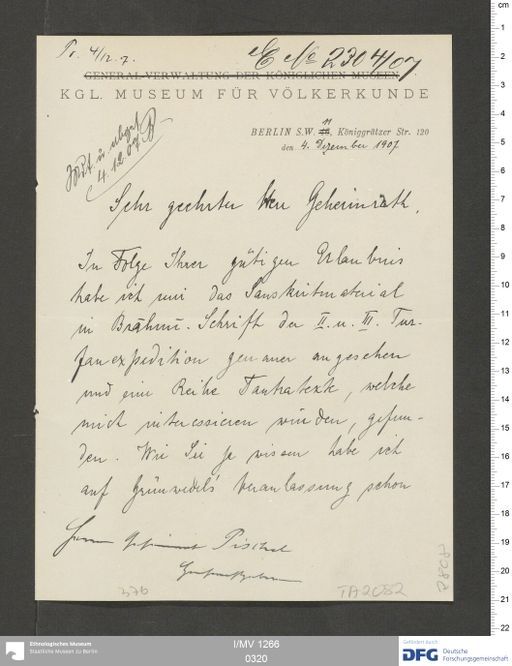 Acta VII (Turfan) | (I/MV 1266 0320)