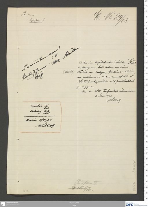 Acta VII (Turfan) | (I/MV 1266 0356)