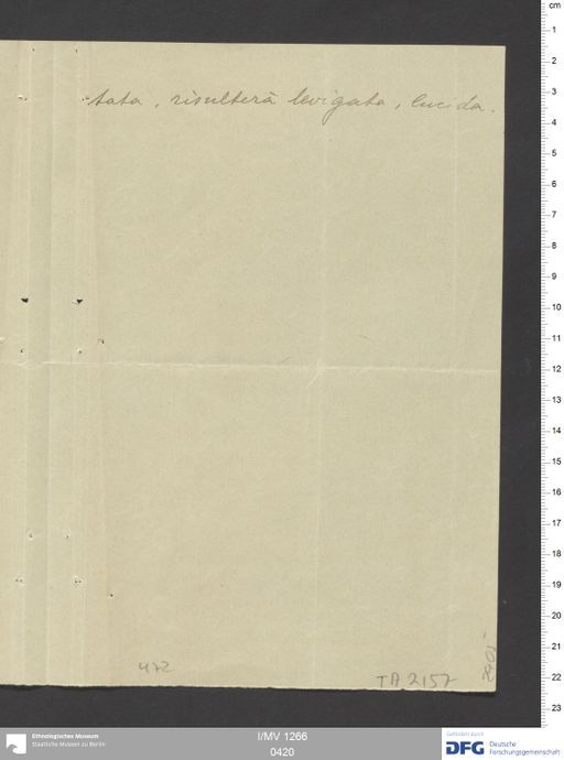 Acta VII (Turfan) | (I/MV 1266 0420)