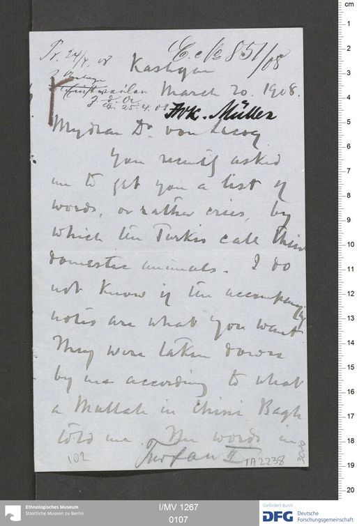 Acta VIII (Turfan) | (I/MV 1267 0107)