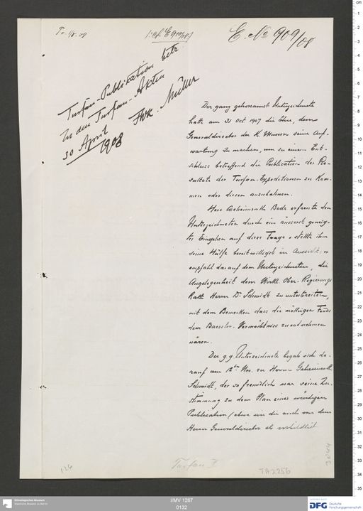 Acta VIII (Turfan) | (I/MV 1267 0132)