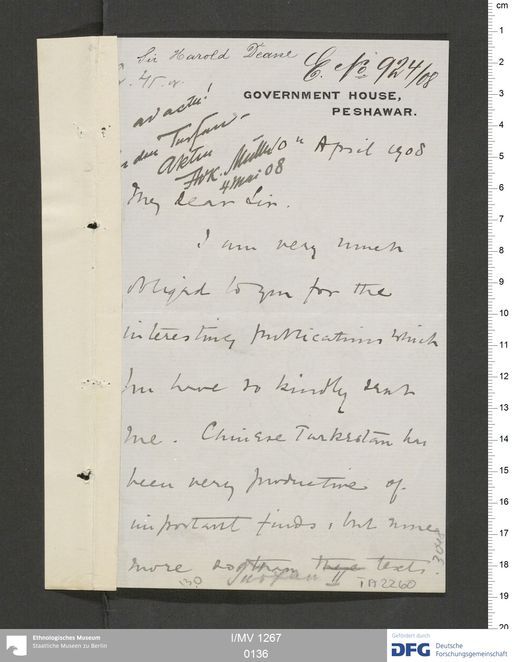 Acta VIII (Turfan) | (I/MV 1267 0136)