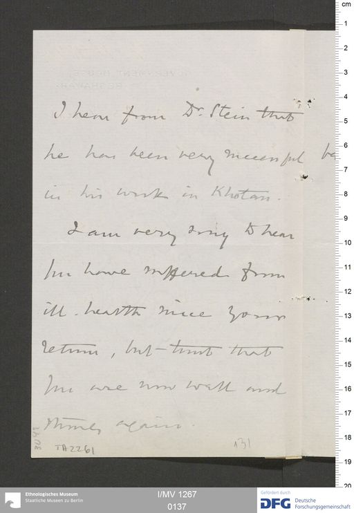 Acta VIII (Turfan) | (I/MV 1267 0137)