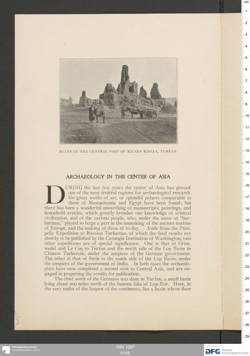 Acta VIII (Turfan) | (I/MV 1267 0145)