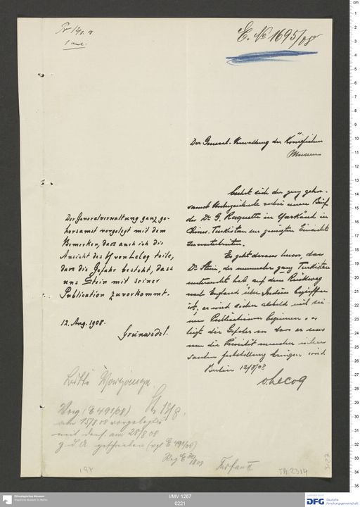 Acta VIII (Turfan) | (I/MV 1267 0221)