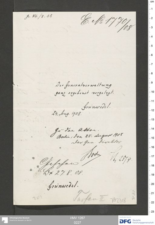 Acta VIII (Turfan) | (I/MV 1267 0227)