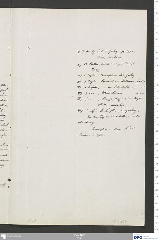 Acta VIII (Turfan) | (I/MV 1267 0245)