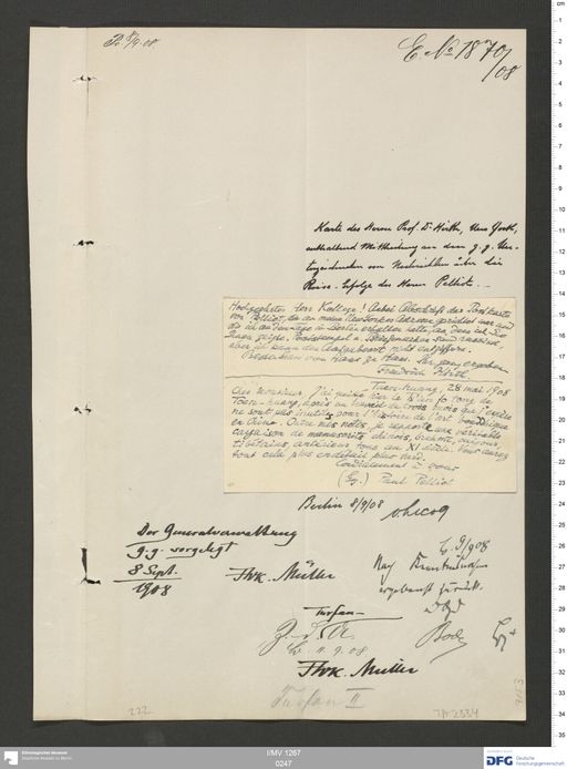 Acta VIII (Turfan) | (I/MV 1267 0247)