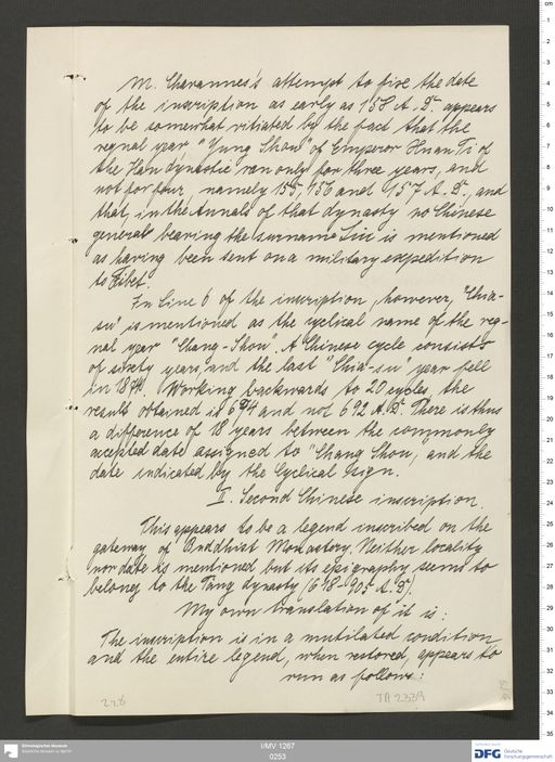 Acta VIII (Turfan) | (I/MV 1267 0253)