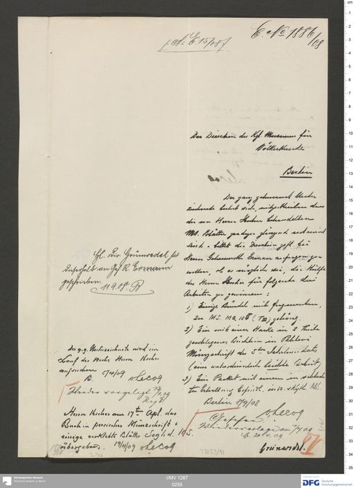 Acta VIII (Turfan) | (I/MV 1267 0255)