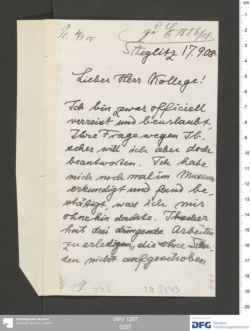 Acta VIII (Turfan) | (I/MV 1267 0257)