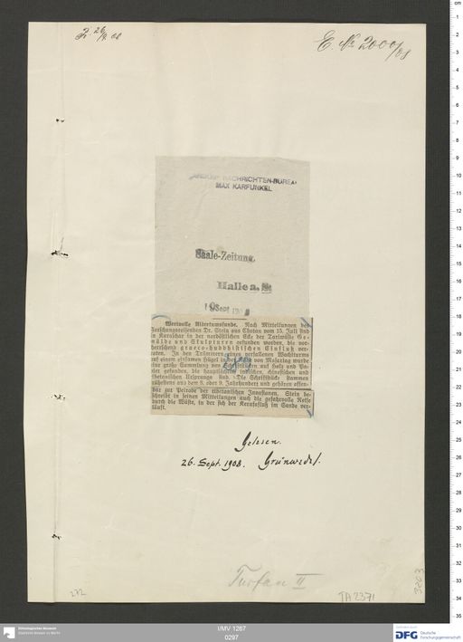 Acta VIII (Turfan) | (I/MV 1267 0297)