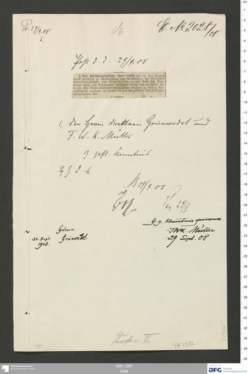 Acta VIII (Turfan) | (I/MV 1267 0299)