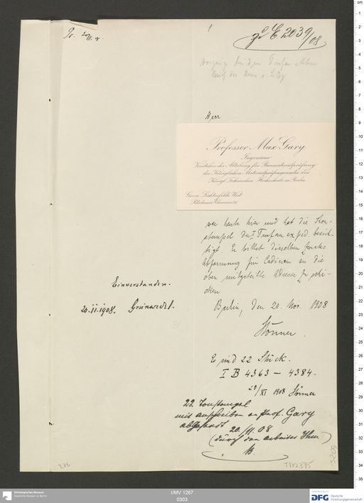 Acta VIII (Turfan) | (I/MV 1267 0303)