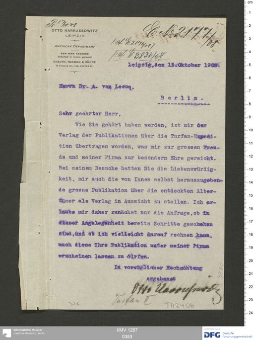 Acta VIII (Turfan) | (I/MV 1267 0353)