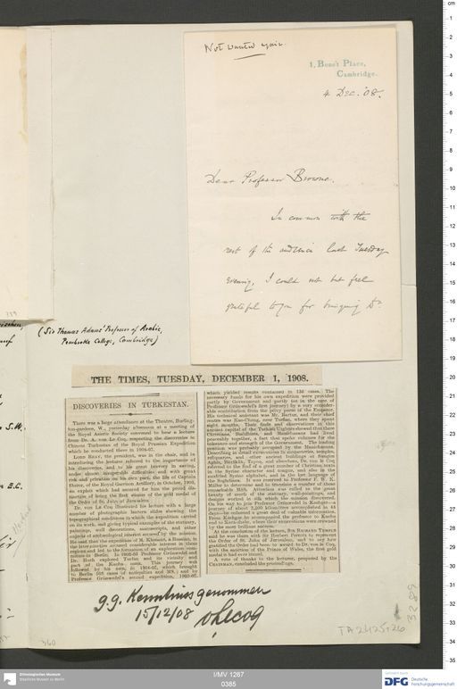 Acta VIII (Turfan) | (I/MV 1267 0385)