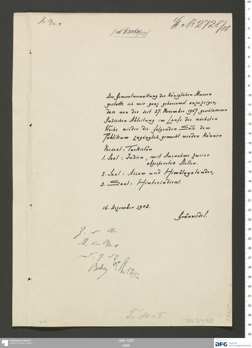 Acta VIII (Turfan) | (I/MV 1267 0405)