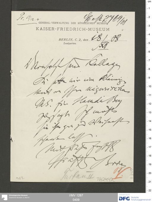 Acta VIII (Turfan) | (I/MV 1267 0409)