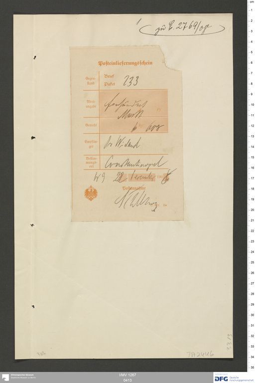 Acta VIII (Turfan) | (I/MV 1267 0413)