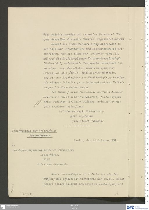 Acta VIII (Turfan) | (I/MV 1267 0446)