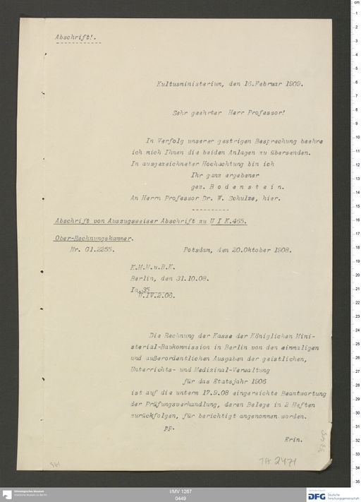 Acta VIII (Turfan) | (I/MV 1267 0449)