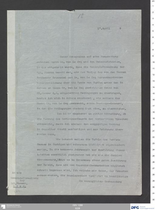 Acta IX (Turfan) | (I/MV 1268 0228)