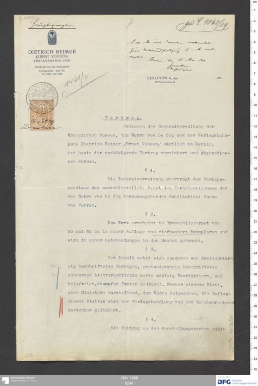 Acta IX (Turfan) | (I/MV 1268 0240)