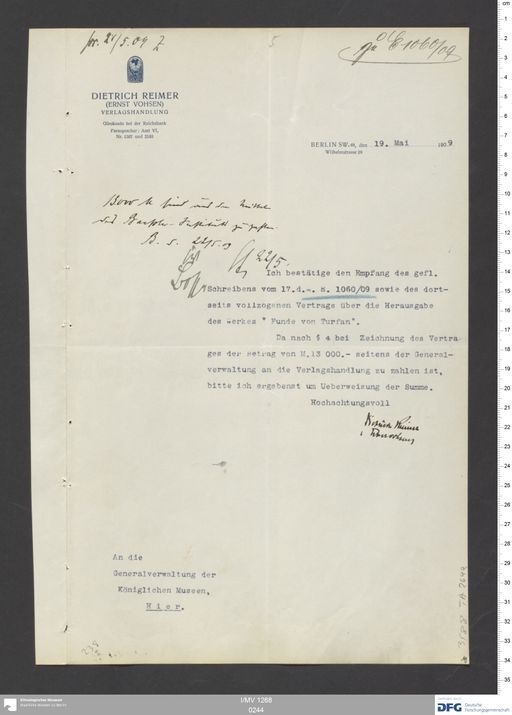 Acta IX (Turfan) | (I/MV 1268 0244)