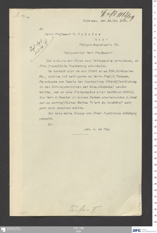 Acta IX (Turfan) | (I/MV 1268 0250)