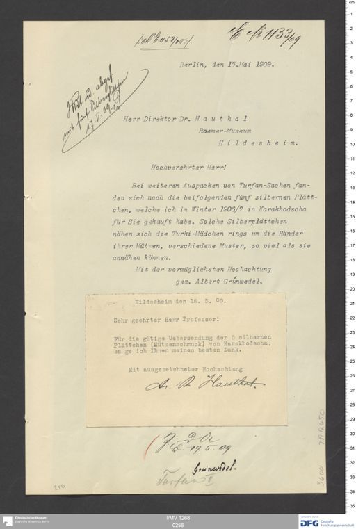 Acta IX (Turfan) | (I/MV 1268 0256)