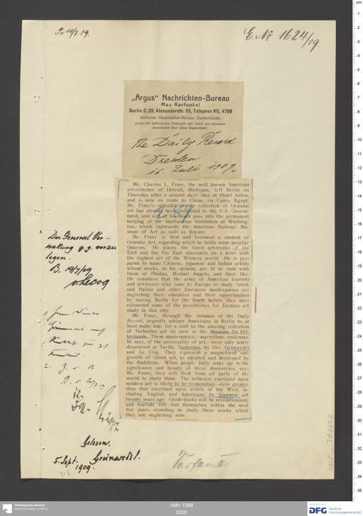 Acta IX (Turfan) | (I/MV 1268 0320)